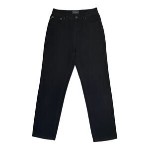 Ralph Lauren Jeans Black Straight Leg High Waisted Size 27"